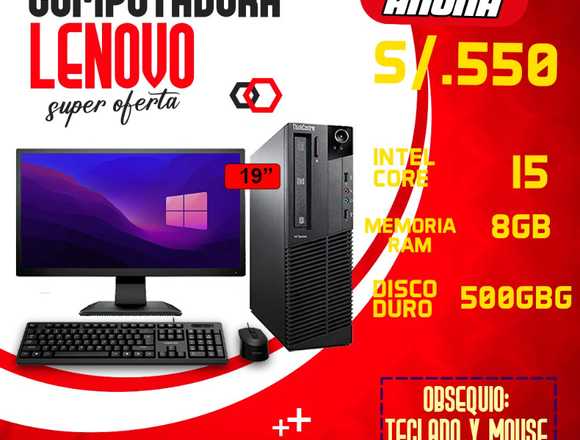 COMPUTADORA LENOVO EN OFERTA