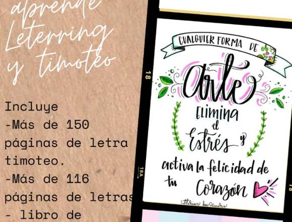 cartillas virtuales para timoteo y lettering