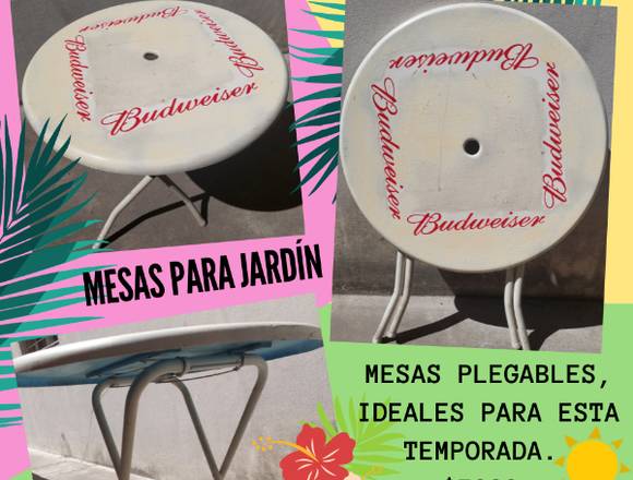 MESAS PLEGABLES PARA JARDIN