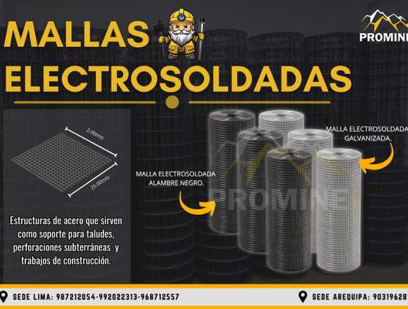 PRODUCTOS MINEROS - MALLA ELECTROSOLDADAS