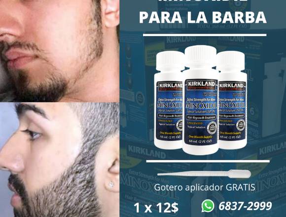 MINOXIDIL PARA BARBA