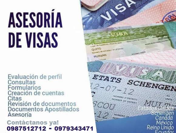 Visas y viajes: asesorìa profesional
