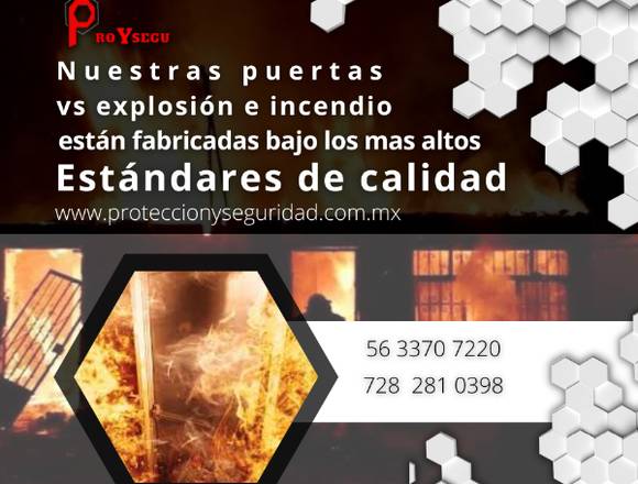 Fabricación de puertas contra explosión