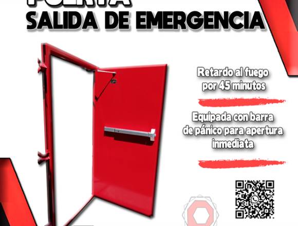 Puerta salida de Emergencia