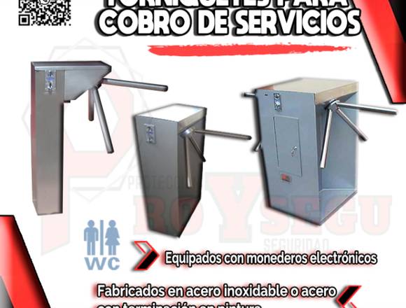 Torniquetes para cobro de servicios 