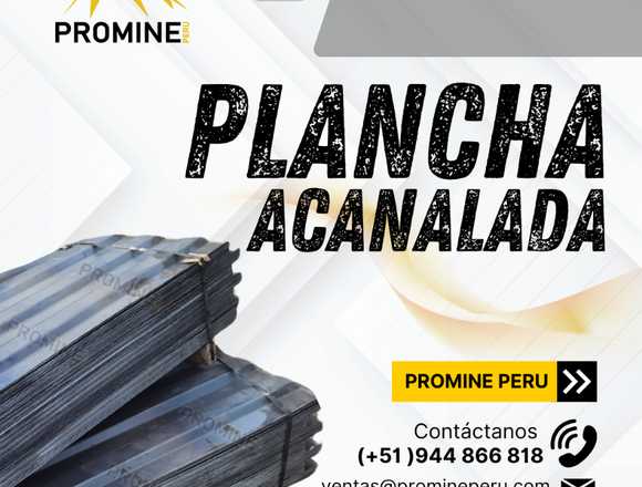 PLANCHA ACANALADA GALVANIZADA–PROMINE |NACIONAL