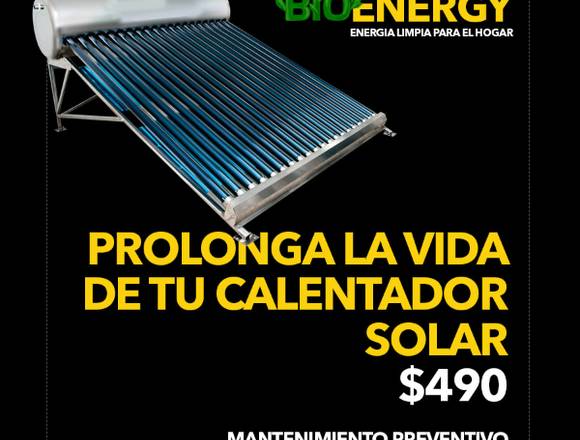 Mantenimiento Preventivo Calentadores Solares