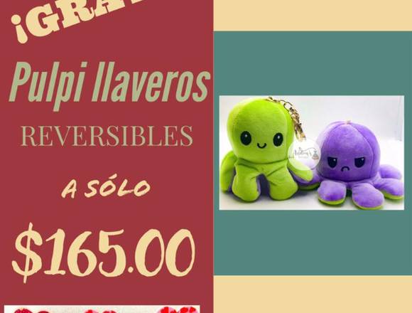 Pulpi llavero reversible