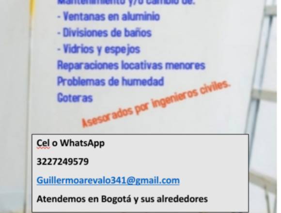 Arreglos locativos, mantenimiento