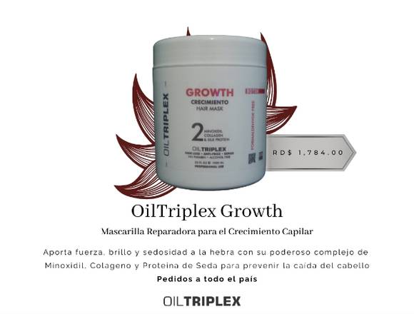 Oiltriplex Growth Mascarilla Reparadora