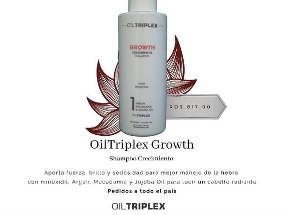 Oiltriplex Growth Shampoo Crecimiento