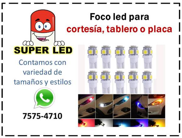 Venta de focos LED para Motos y Carros