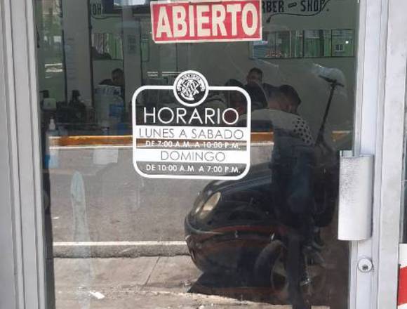 VENDO NEGOCIO DE BARBERÍA FUNCIONANDO 