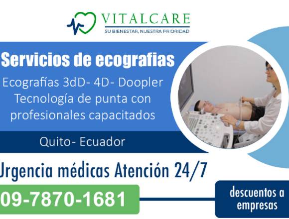 Ecografías 3d y 4d doopler en Quito