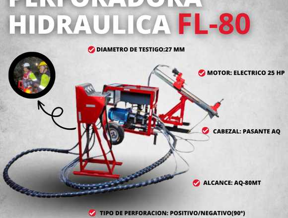  HIDRAULICA FL–80 PARA PROYECTOS MINEROS👷⛏