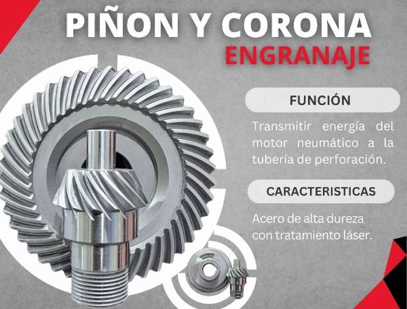 PIÑON & CORONA (ENGRANAJE)- EQUIPO PACKSACK👷⚒