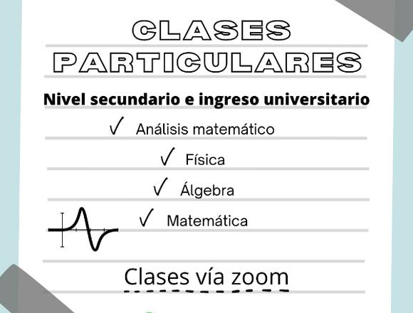 Clases de matemática