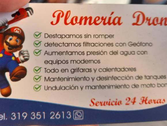 plomeros en modelia 3193512613 plomeria dron 