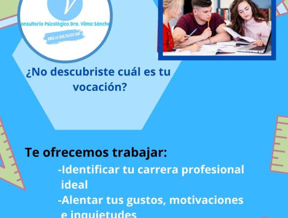 ORIENTACIÓN VOCACIONAL 