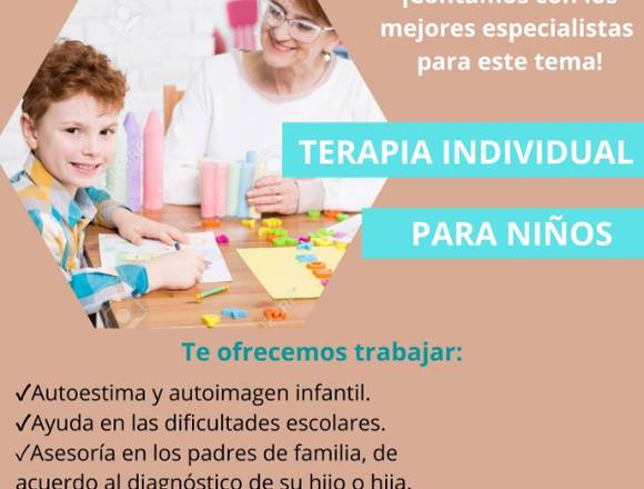 TERAPIA INDIVIDUAL PARA NIÑOS 😁💪