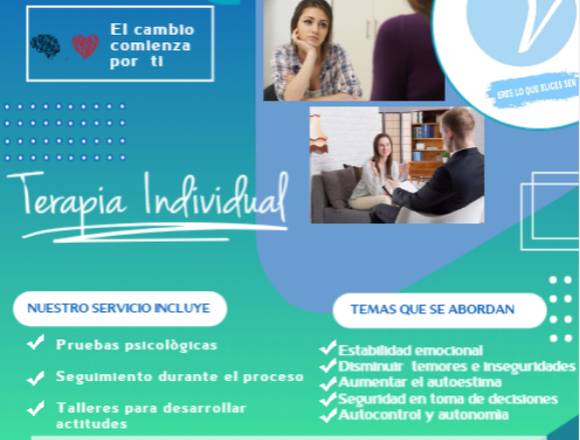 TERAPIA INDIVIDUAL PARA TODAS LAS EDADES