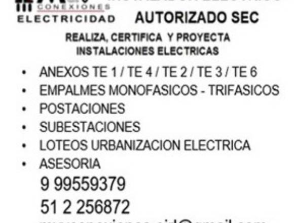 Ingeniero Eléctrico Autorizado SEC