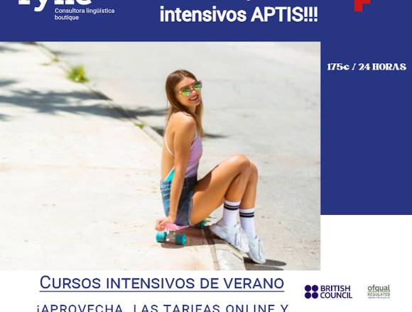 CURSOS APTIS INTENSIVOS VERANO