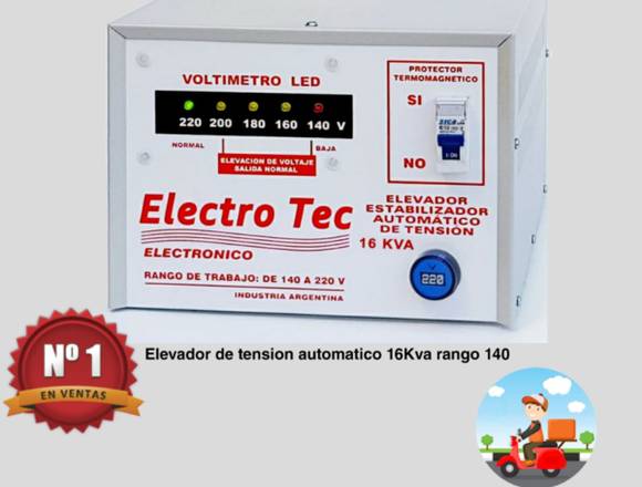 Elevador Automático De Tensión 16Kva  16000 Watts