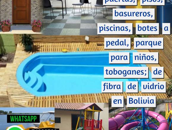 FABRICAMOS BAÑOS, PISCINAS DE FIBRA DE VIDRIO