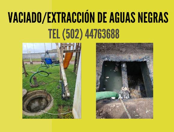 Vaciado de fosas septicas con camión cisterna 