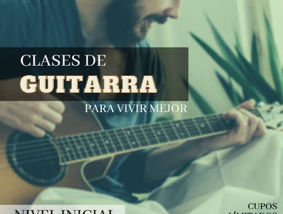 Clases de Guitarra: nivel inicial 