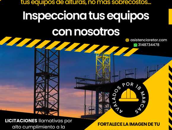 INSPECCION EQUIPOS DE ALTURAS RESOLUCION 4272/2021