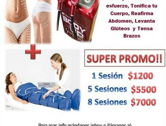 BODY UP + PRESOTERAPIA 