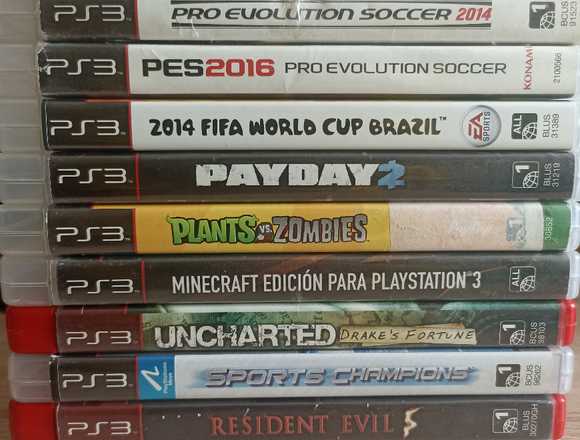 Juegos PS3 en muy buenas condiciones