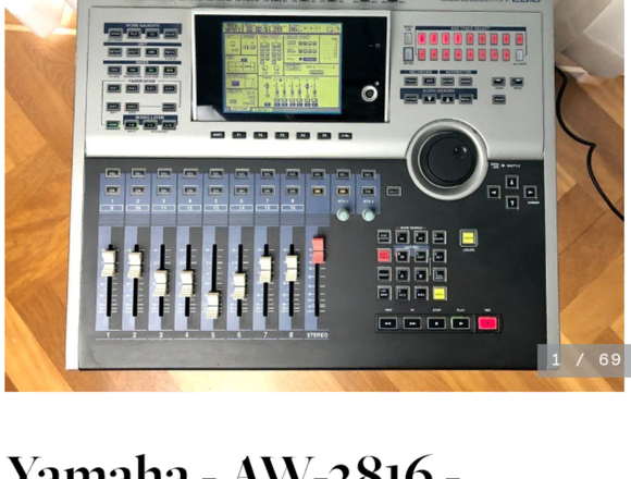 Vendo estudio de grabacion yamaha digital