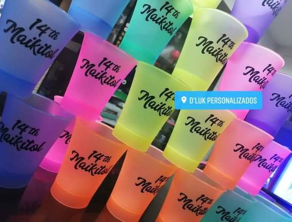 VASOS PERSONALIZADOS CON NOMBRE Ó PERSONAJE FAVOR