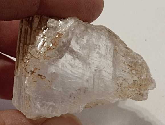 LOTE DE 4 PIEDRAS NATURALES CRISTAL CUARZO BLANCO