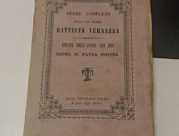 LIBRO OBRAS COMPLETAS DE LA VENERABLE MADRE VERNAZ