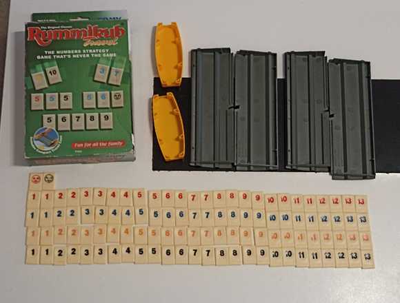 JUEGO DE MESA ORIGINAL, VINTAGE DE 1995, RUMMIKUB 