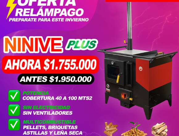 COCINA NINIVE MULTI COMBUSTIBLE 