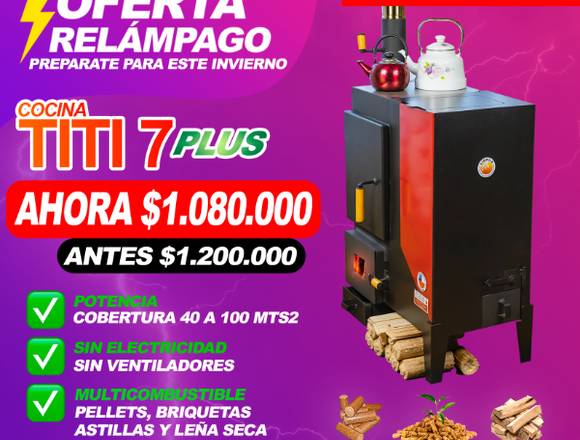 COCINA TITI 7 MULTI COMBUSTIBLE