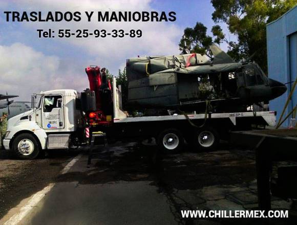 Grúa Hiab Traslados, maniobras de carga y descarga