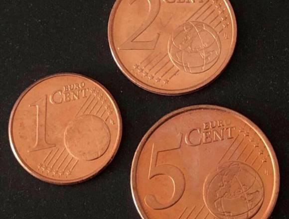 Lote de monedas Eslovenia (1, 2 y 5 cents.) 2007