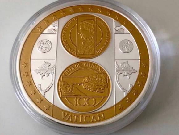 Moneda plata Vaticano 2008 Benedicto XVI (nueva)