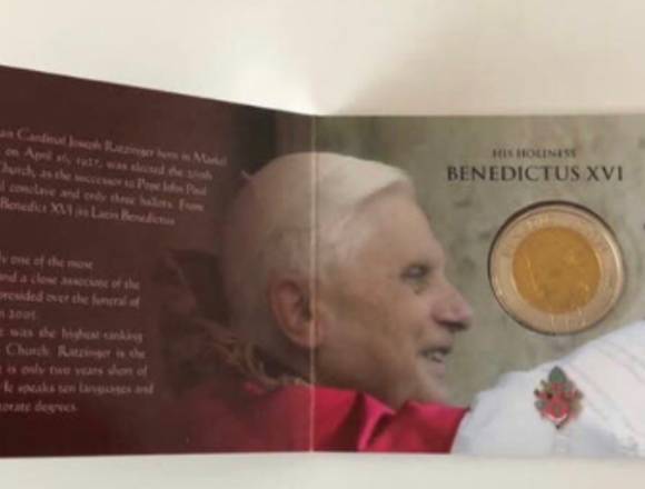 Coincard de Vaticano 2€ 2005 Benedicto XVI (nueva)