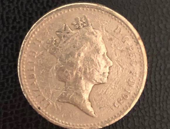 Moneda 1£ Reino Unido 1985- Elizabeth II (BC)