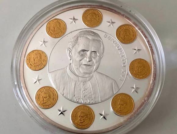 Moneda Proof Vaticano 2009 Benedicto XVI (nueva)