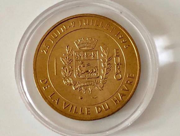 Moneda de Francia 1€ 1996 V. de Havre (nueva)