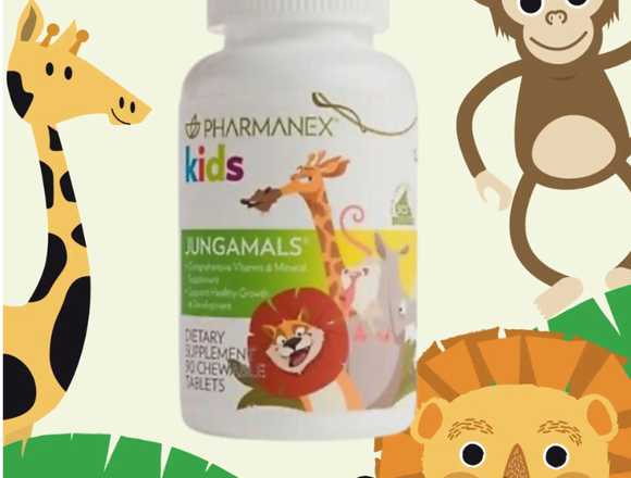 NuSkin Pharmanex Kids Jungamals 90 ChewableTablets