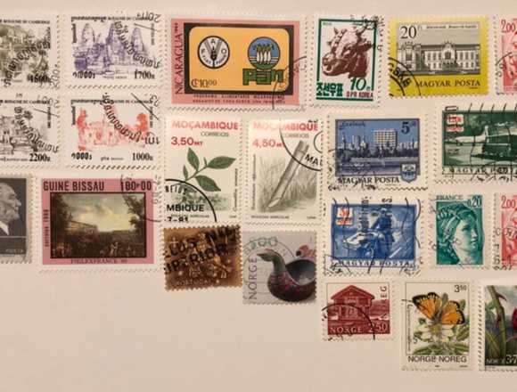 Lot of 22 CTO stamps with g.o. several countries